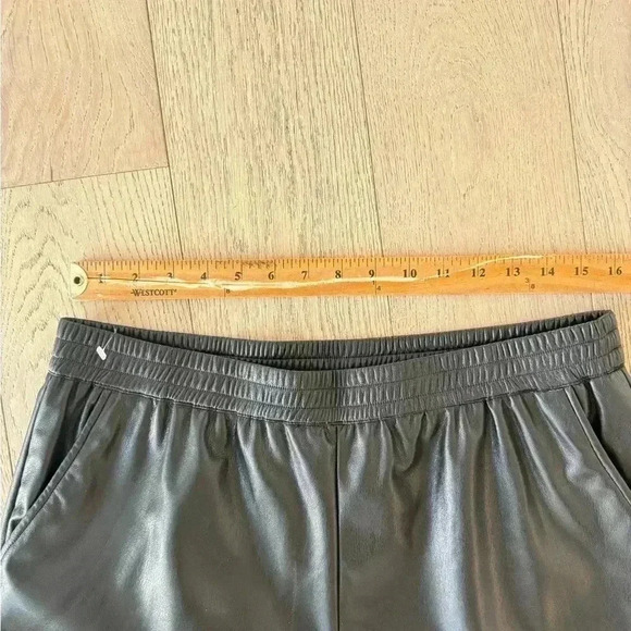 Johnny Was VEGAN LEATHER JOGGER Black Large $148 - Picture 2 of 4